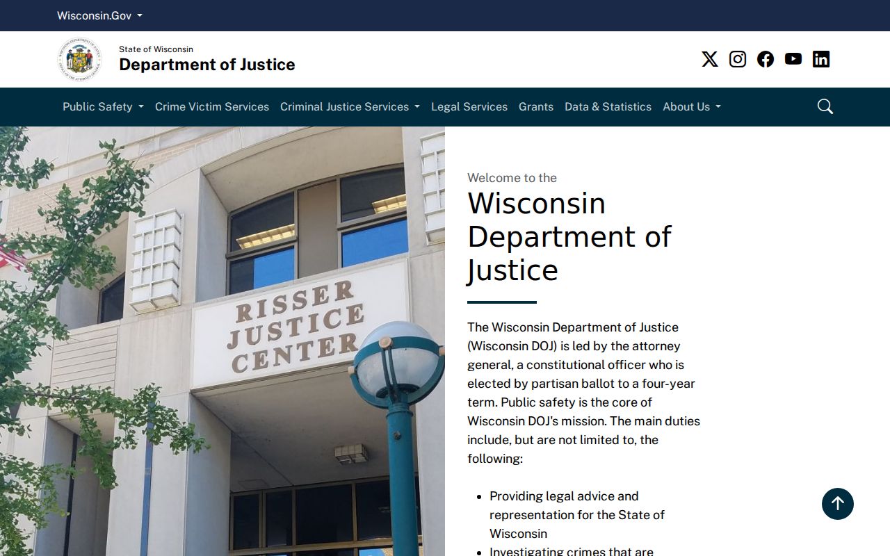 Wisconsin DOJ guidance for Vilas County criminal history checks