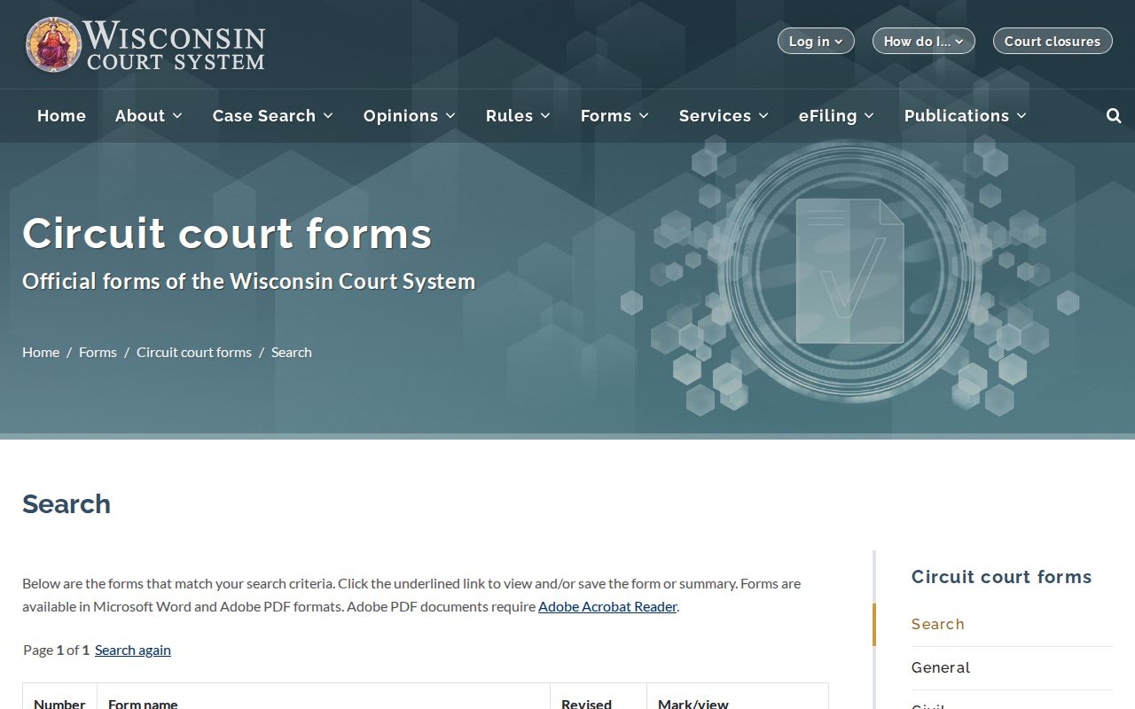 Wisconsin CR-266 expungement form for Vilas County criminal records